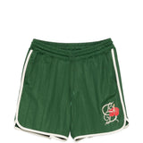Shorts sportivi con logo in verde Drole de monsieur - uomo 