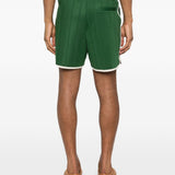 Shorts sportivi con logo in verde Drole de monsieur - uomo 