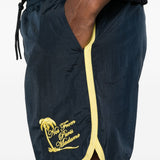 Pantaloncini ricamati in blu Drole de monsieur - uomo 