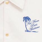 Giacca-camicia con stampa in bianco Drole de monsieur - uomo 