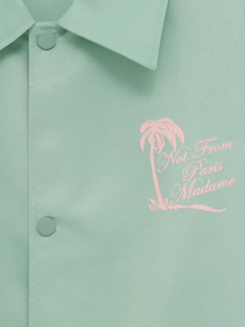 Giacca-camicia con stampa in verde Drole de monsieur - uomo 
