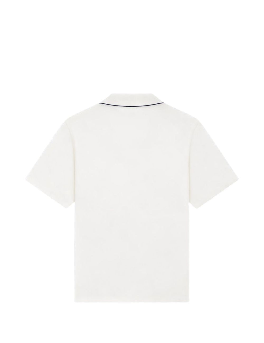 Polo con taschino in bianco Drole de monsieur - uomo 