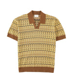 Polo con scollo a V in giallo Drole de monsieur - uomo 