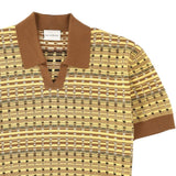 Polo con scollo a V in giallo Drole de monsieur - uomo 