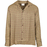 Camicia geometrica in verde Drole de monsieur - uomo 