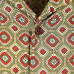 Camicia geometrica in verde Drole de monsieur - uomo 