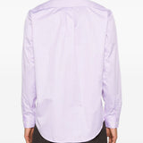 Camicia a maniche lunghe con ricamo in rosa Drole de monsieur - uomo 