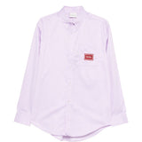 Camicia a maniche lunghe con ricamo in rosa Drole de monsieur - uomo 