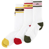 Set di calzini con logo multicolore 