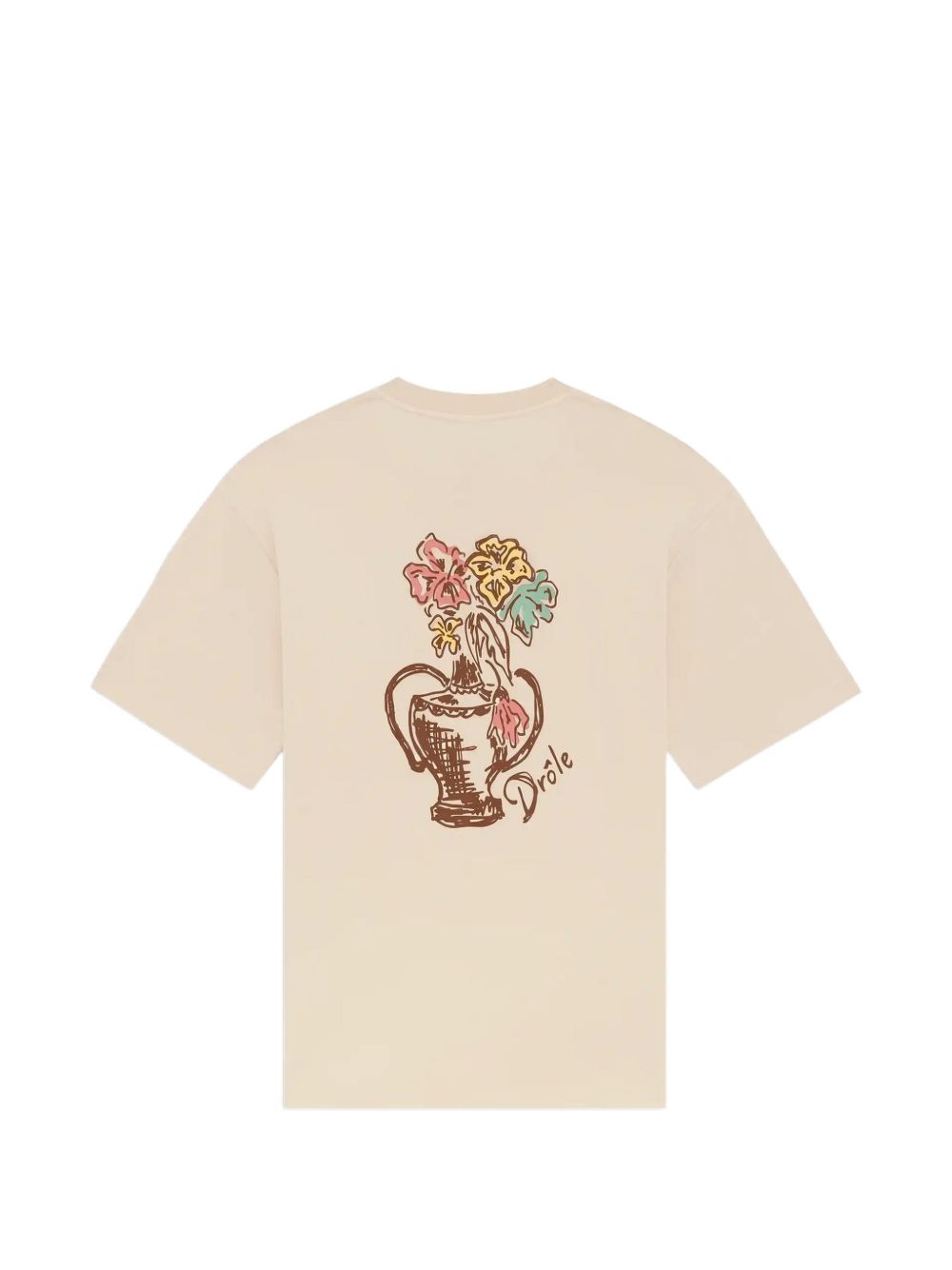 T-shirt Vase Havana in beige Drole de monsieur - uomo 
