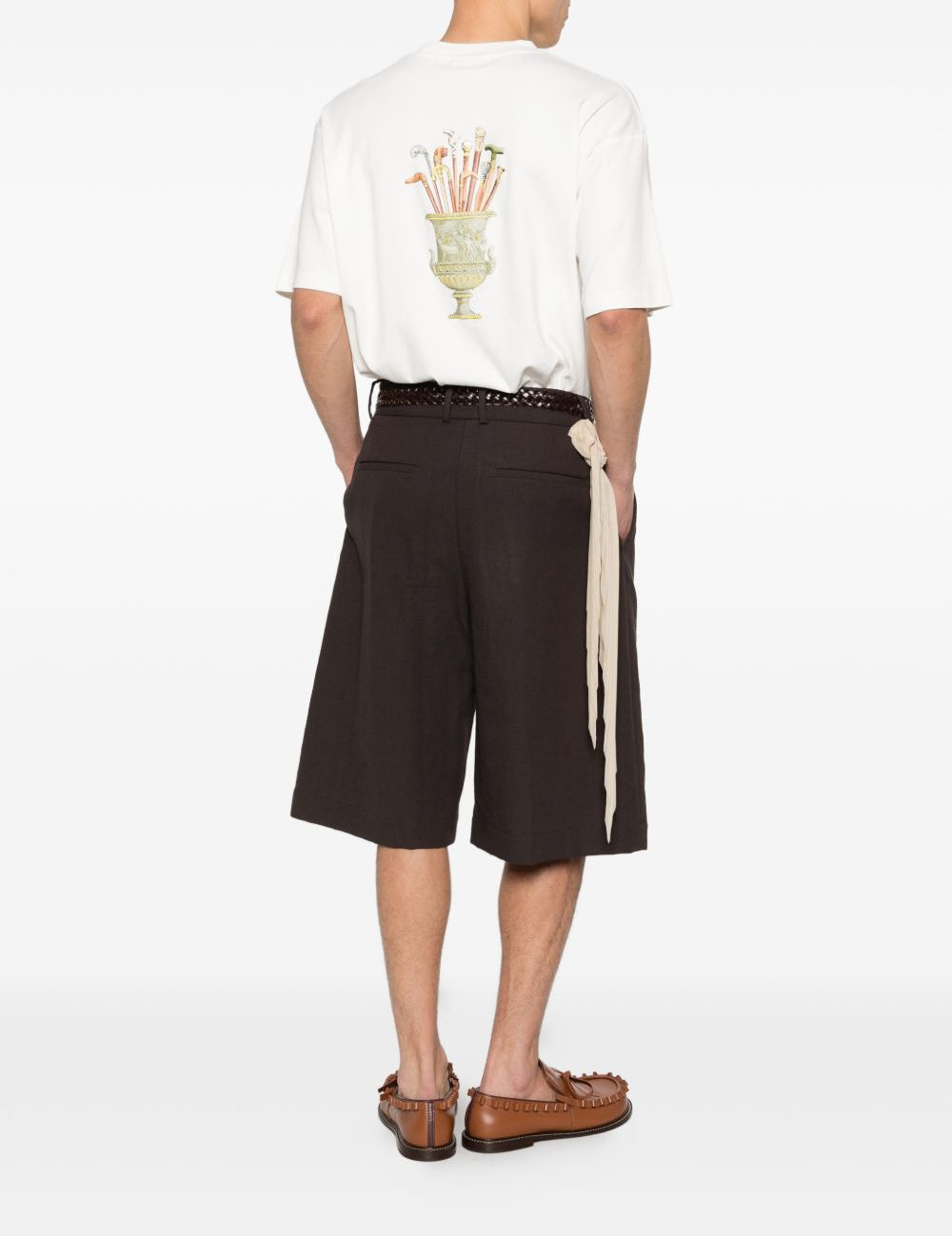 T-shirt Cannes con stampa in bianco Drole de monsieur - uomo 