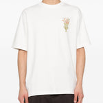 T-shirt Cannes con stampa in bianco Drole de monsieur - uomo 