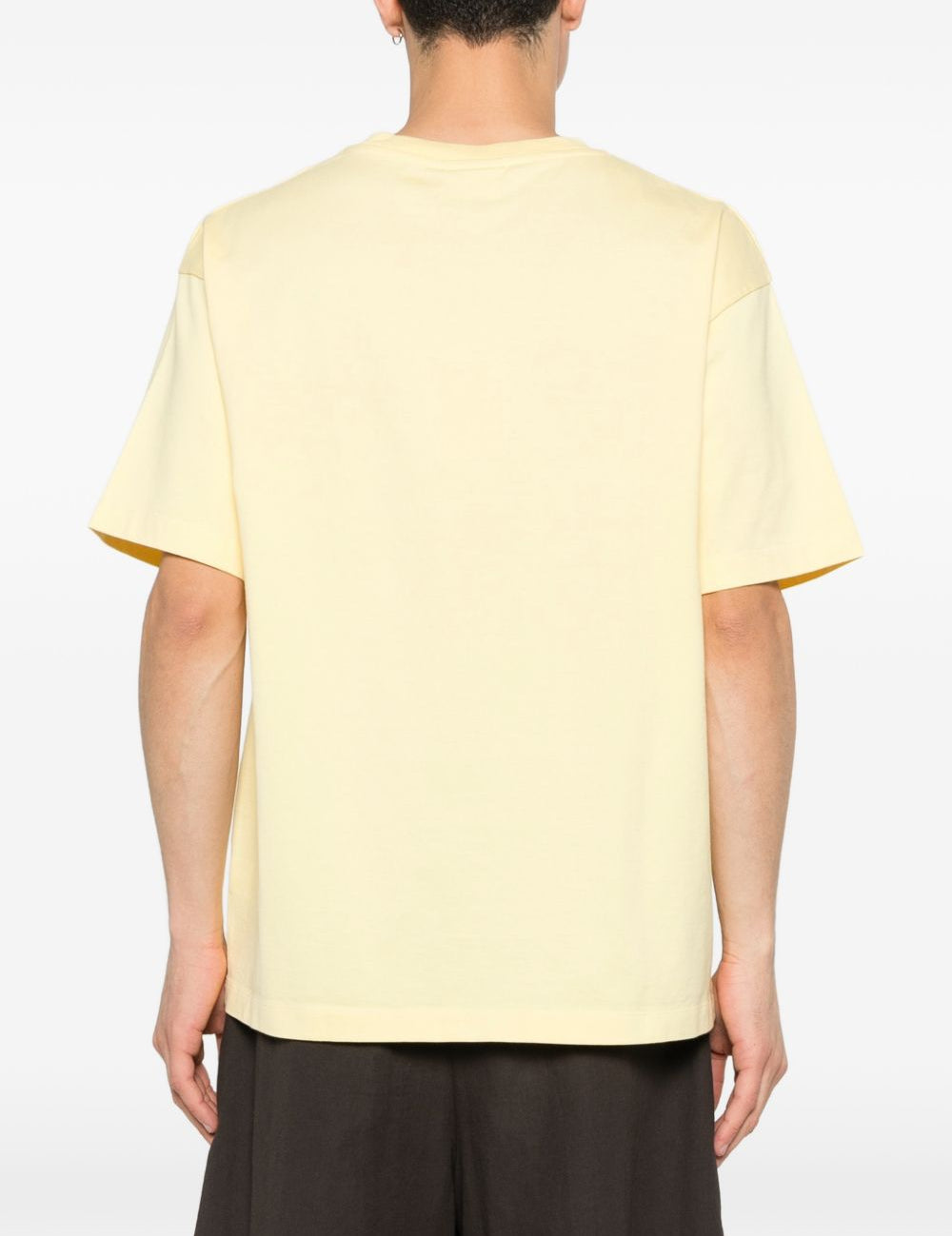 T-shirt D Hibiscus Brodée in giallo Drole de monsieur - uomo 
