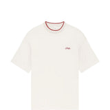 T-shirt con ricamo in bianco Drole de monsieur - uomo 