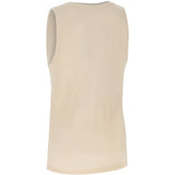 Top a coste ricamato in beige Drole de monsieur - uomo 