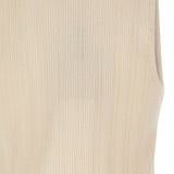Top a coste ricamato in beige Drole de monsieur - uomo 