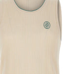 Top a coste ricamato in beige Drole de monsieur - uomo 