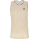 Top a coste ricamato in beige Drole de monsieur - uomo 