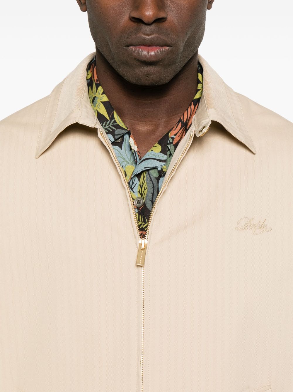 Giacca Le Trench Tweed in beige Drôle De Monsieur - uomo 