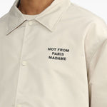 Bomber La Veste Slogan in beige Drole de Monsieur - uomo 