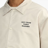 Bomber La Veste Slogan in beige Drole de Monsieur - uomo 
