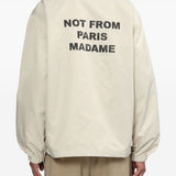 Bomber La Veste Slogan in beige Drole de Monsieur - uomo 
