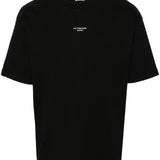 T-shirt slogan classique in nero drole de monsieur - uomo 