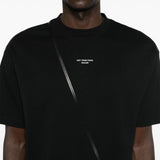 T-shirt slogan classique in nero drole de monsieur - uomo 