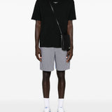 T-shirt slogan classique in nero drole de monsieur - uomo 