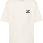 T-shirt con stampa in beige Drole de monsieur - uomo 