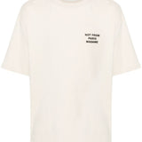 T-shirt con stampa in beige Drole de monsieur - uomo 