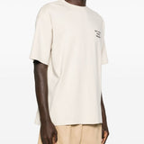 T-shirt con stampa in beige Drole de monsieur - uomo 