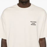 T-shirt con stampa in beige Drole de monsieur - uomo 