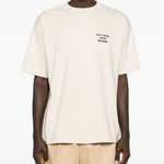 T-shirt con stampa in beige Drole de monsieur - uomo 