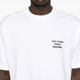 T-shirt con stampa in bianco Drole de monsieur - uomo 