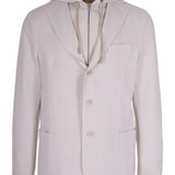 Giacca con cappuccio in beige Eleventy - uomo 