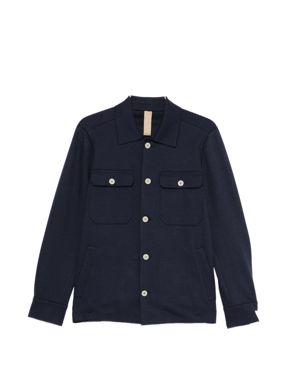 Giacca-camicia con tasche in blu Eleventy - uomo 
