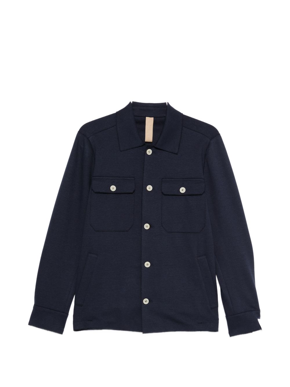 Giacca-camicia con tasche in blu Eleventy - uomo 