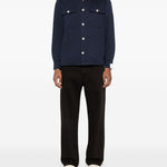 Giacca-camicia con tasche in blu Eleventy - uomo 