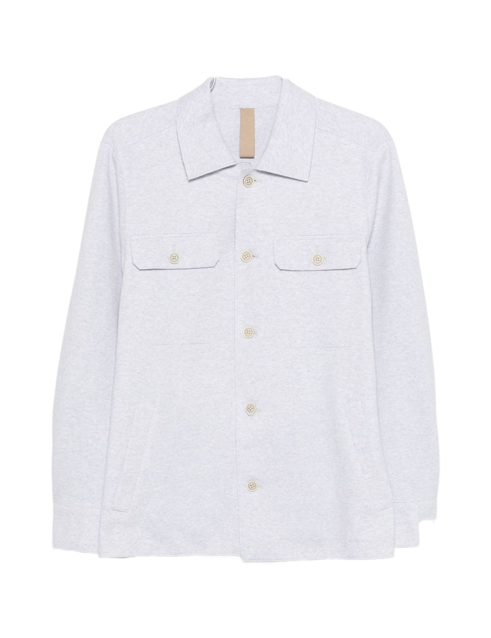 Giacca-camicia con tasche in grigio Eleventy - uomo 