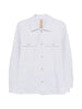 Shirt-jacket with pockets in grey Eleventy - men