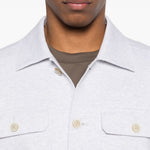 Giacca-camicia con tasche in grigio Eleventy - uomo 