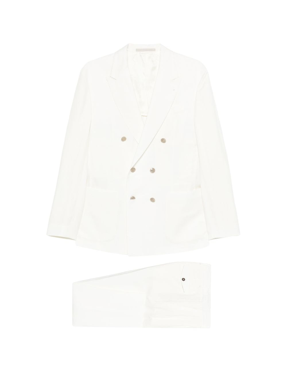 Completo doppiopetto in bianco Eleventy - uomo 