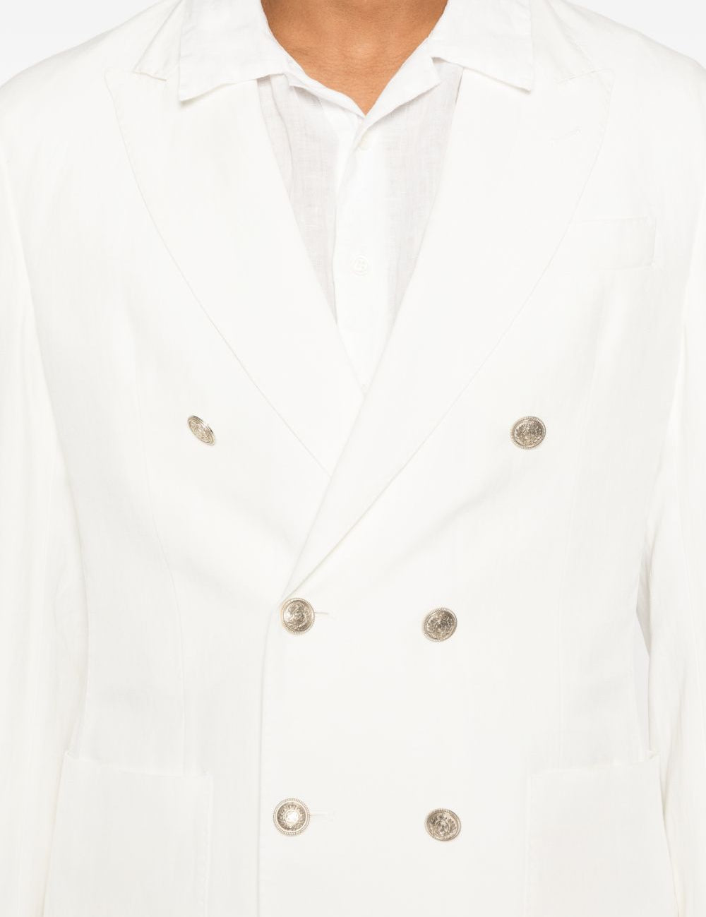 Completo doppiopetto in bianco Eleventy - uomo 