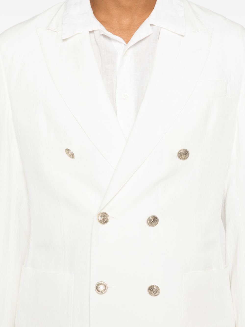 Completo doppiopetto in bianco Eleventy - uomo 