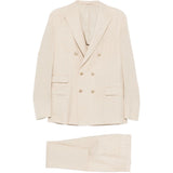 Completo doppiopetto in beige Eleventy - uomo 