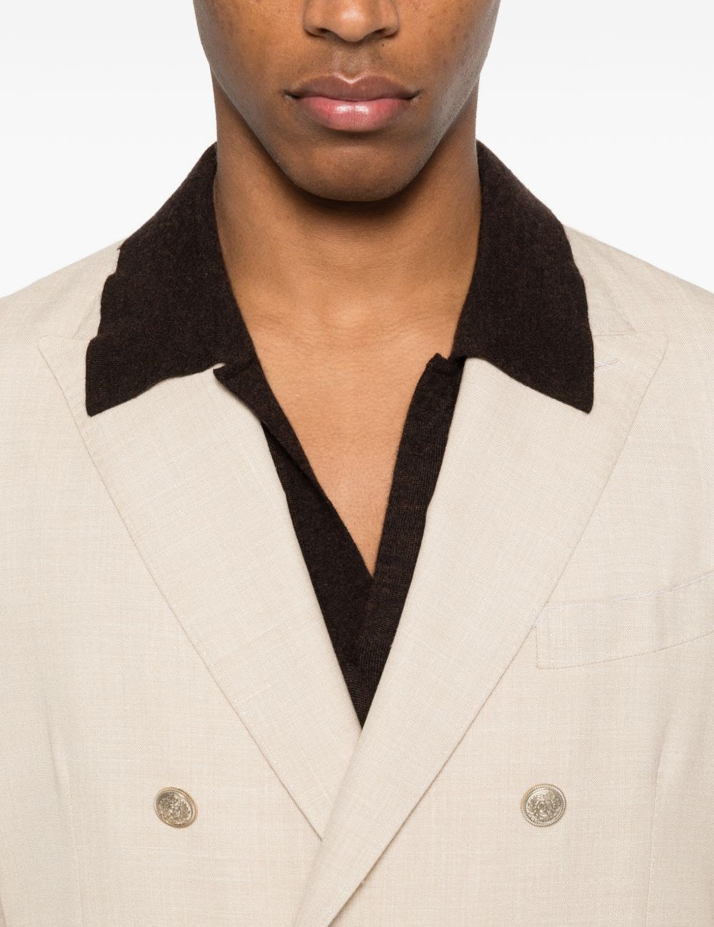 Completo doppiopetto in beige Eleventy - uomo 