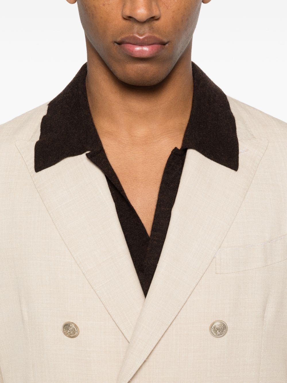 Completo doppiopetto in beige Eleventy - uomo 