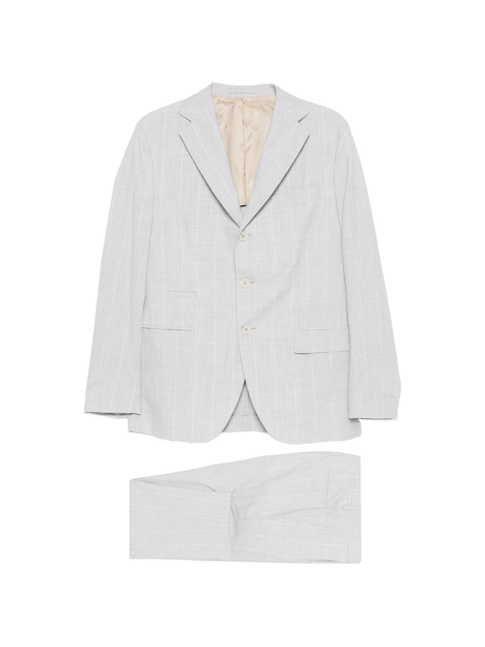 Completo monopetto in grigio Eleventy - uomo 