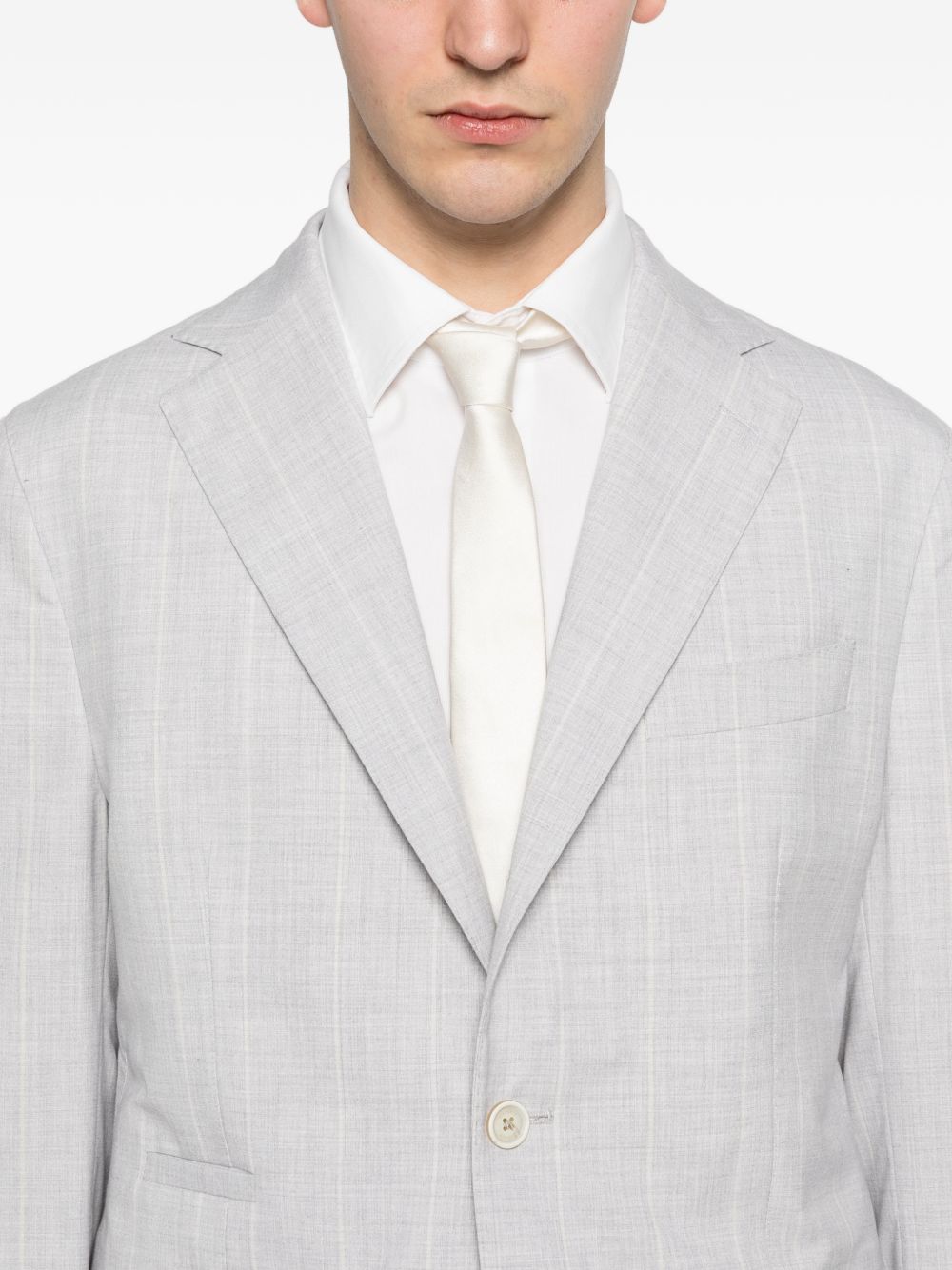 Completo monopetto in grigio Eleventy - uomo 